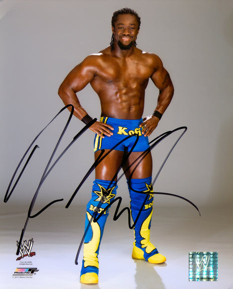 Kofi Kingston signed 8x10 Photo