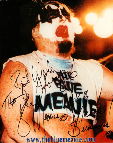 Blue Meanie signed 8x10 Photo