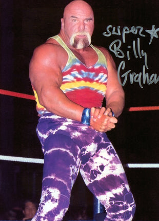 Superstar Billy Graham signed 8x10 Photo