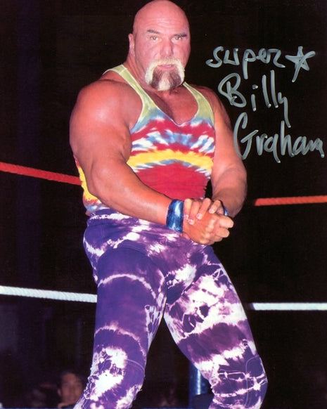 Superstar Billy Graham signed 8x10 Photo