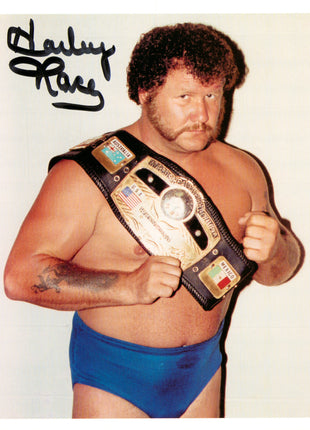 Harley Race signed 8x10 Photo