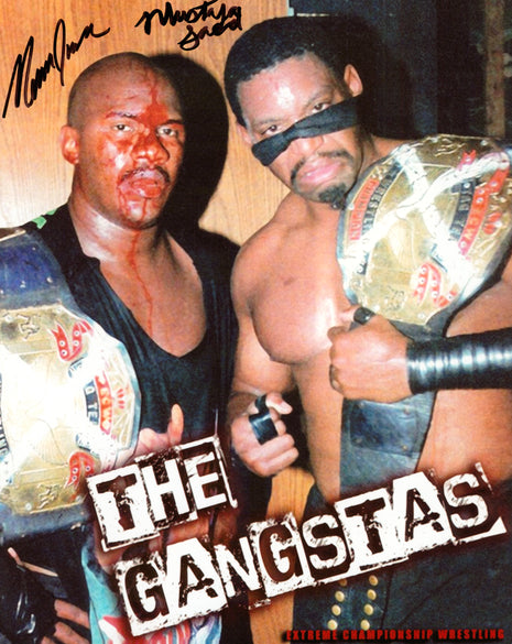 New Jack & Mustafa dual signed 8x10 Photo