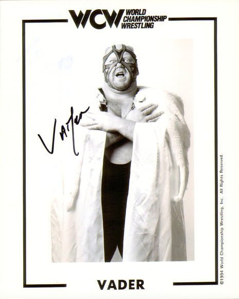 Vader signed 8x10 Photo