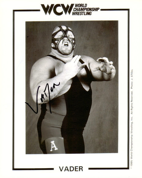 Vader signed 8x10 Photo