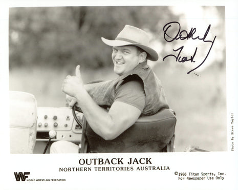 Outback Jack signed 8x10 Photo