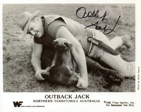 Outback Jack signed 8x10 Photo