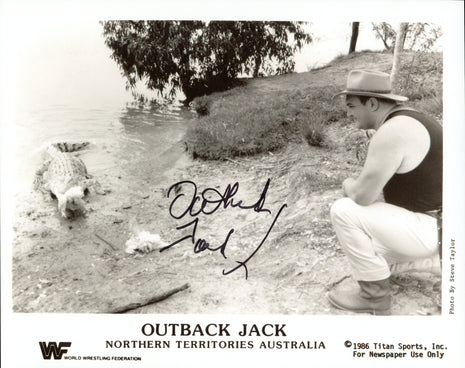 Outback Jack signed 8x10 Photo