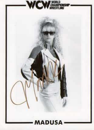 Madusa signed 8x10 Photo