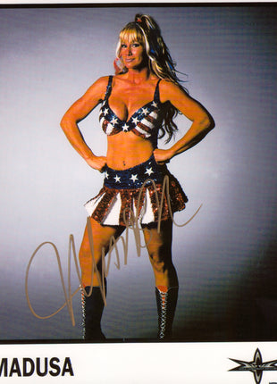 Madusa signed 8x10 Photo