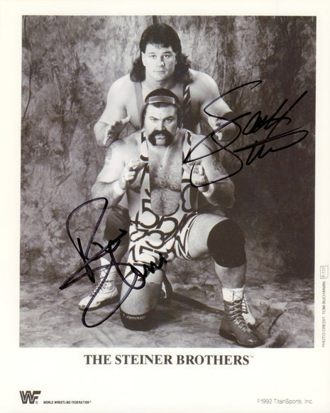Steiner Brothers - Rick Steiner & Scott Steiner dual signed 8x10 Photo