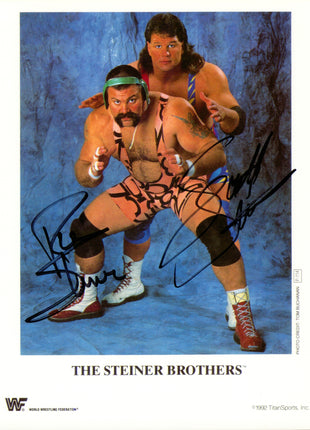 Steiner Brothers - Rick Steiner & Scott Steiner dual signed 8x10 Photo