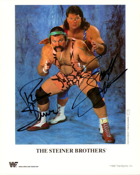 Steiner Brothers - Rick Steiner & Scott Steiner dual signed 8x10 Photo
