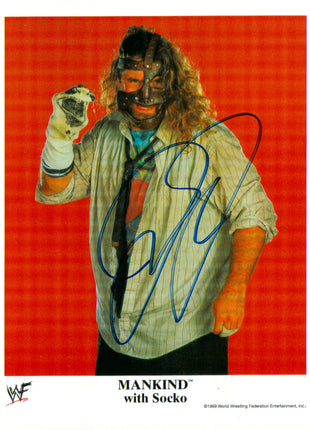 Mankind signed 8x10 Photo