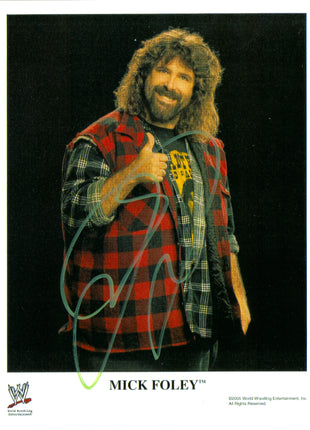 Mick Foley signed 8x10 Photo