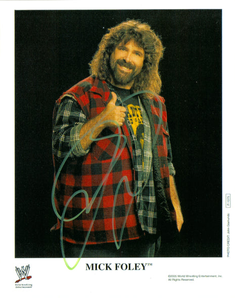 Mick Foley signed 8x10 Photo