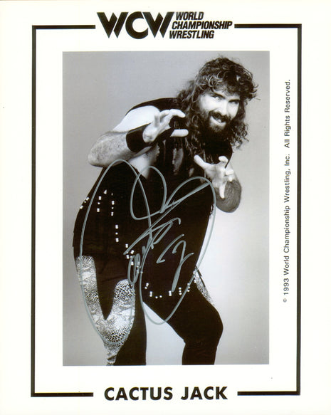 Cactus Jack signed 8x10 Photo