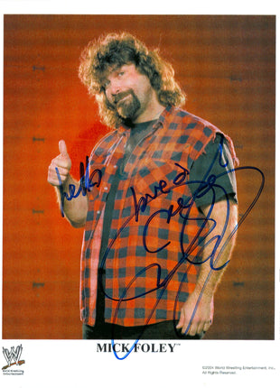 Mick Foley signed 8x10 Photo