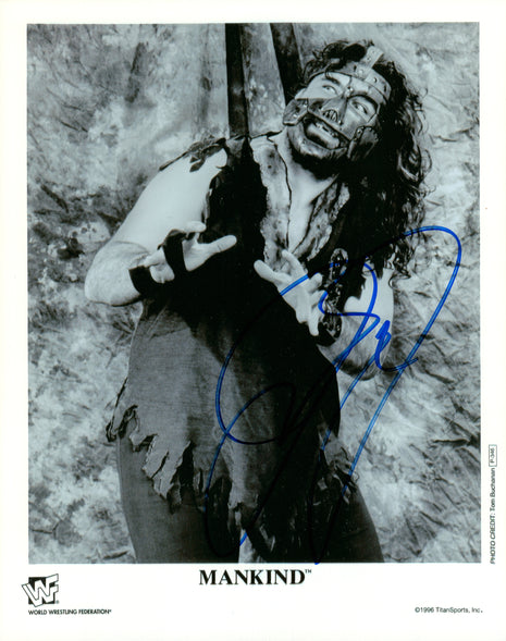 Mankind signed 8x10 Photo