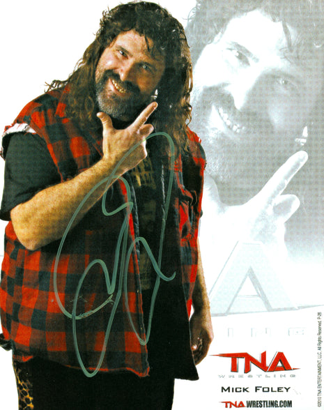 Mick Foley signed 8x10 Photo