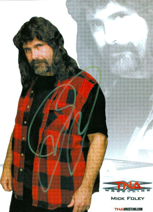 Mick Foley signed 8x10 Photo