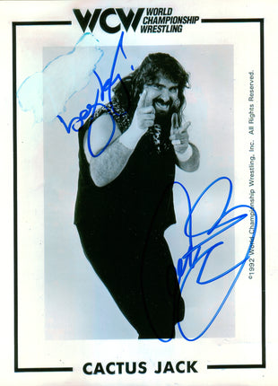 Cactus Jack signed 8x10 Photo