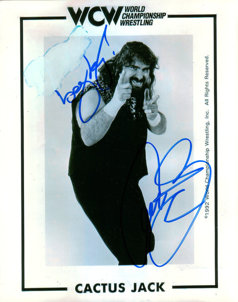 Cactus Jack signed 8x10 Photo