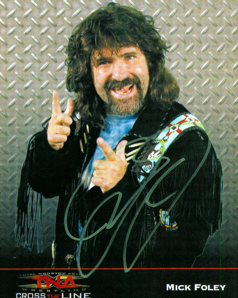 Mick Foley signed 8x10 Photo