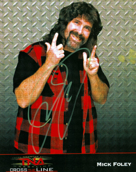 Mick Foley signed 8x10 Photo