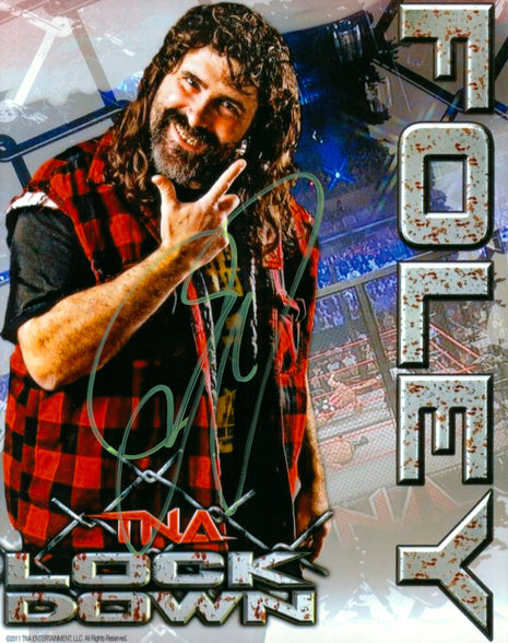 Mick Foley signed 8x10 Photo