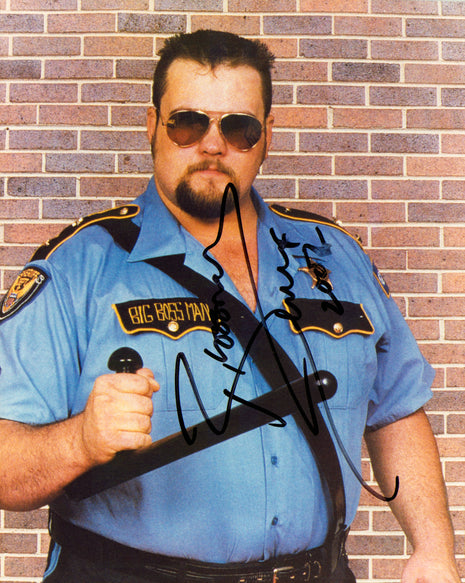 Foto firmada de 8x10 por Big Boss Man