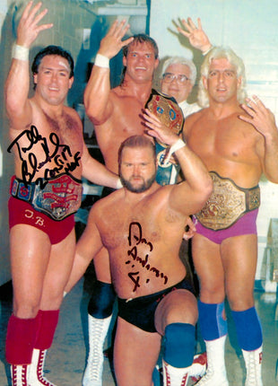Arn Anderson & Tully Blanchard dual signed 8x10 Photo