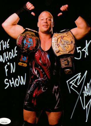 Rob Van Dam signed 8x10 Photo (w/ JSA)