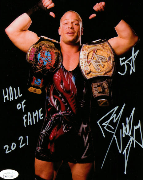 Rob Van Dam signed 8x10 Photo (w/ JSA)