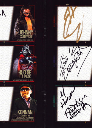 Multi-signed 2018 Lucha Expo Official Program