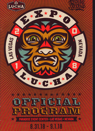 Multi-signed 2018 Lucha Expo Official Program