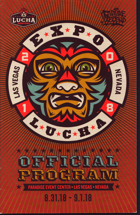 Multi-signed 2018 Lucha Expo Official Program