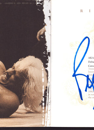 Multi-signed WWE 2008 Hall Of Fame Ceremony Program