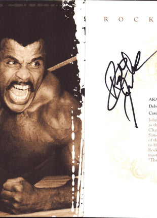 Multi-signed WWE 2008 Hall Of Fame Ceremony Program