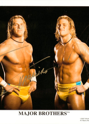 Zack Ryder & Curt Hawkns dual signed 8x10 Photo