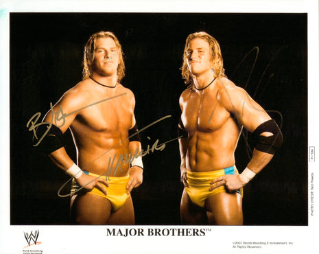 Zack Ryder & Curt Hawkns dual signed 8x10 Photo