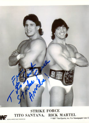 Tito Santana signed 8x10 Photo