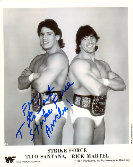 Tito Santana signed 8x10 Photo