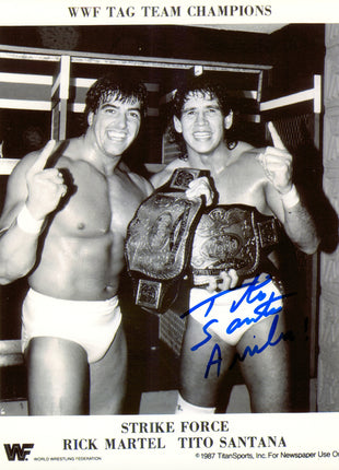 Tito Santana signed 8x10 Photo