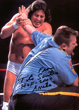 Tito Santana signed 8x10 Photo