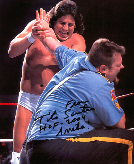 Tito Santana signed 8x10 Photo