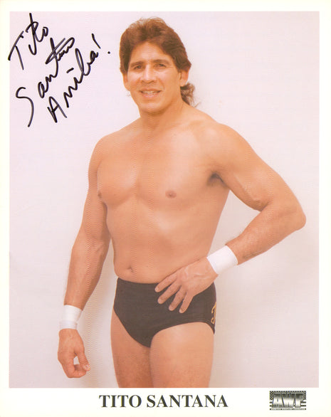 Tito Santana signed 8x10 Photo