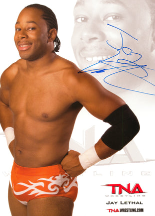 Jay Lethal signed 8x10 Photo