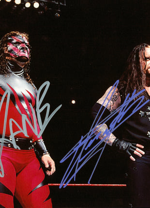 Kane & Undertaker dual signed 8x10 Photo (w/ JSA)