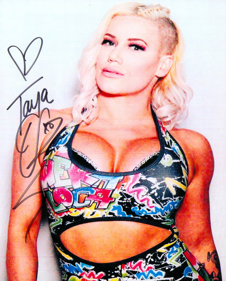 Taya Valkyrie signed 8x10 Photo