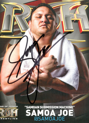 Samoa Joe signed 8x10 Photo